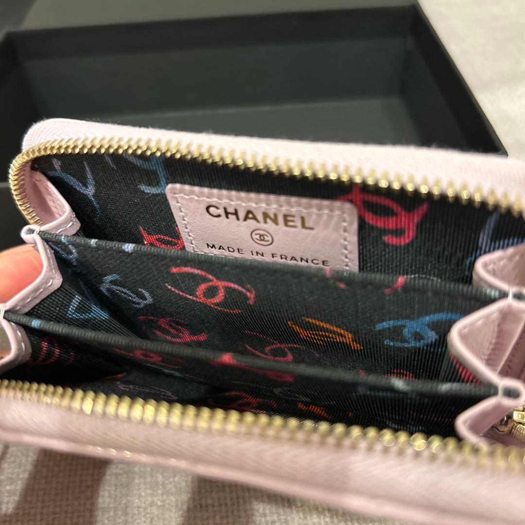 ★新品未使用★ CHANEL シャネル ジップパース ピンク