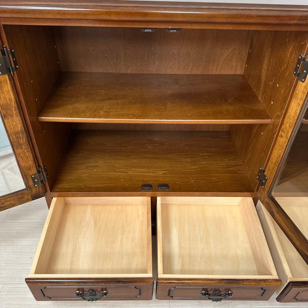 【展示品】カリモク コロニアル サイドボード キャビネット リビングボードi1※