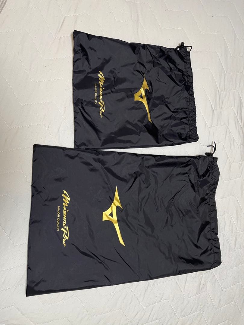 ミズノプロ　キャッチャー防具セット　収納袋2枚付き　使用感薄美品