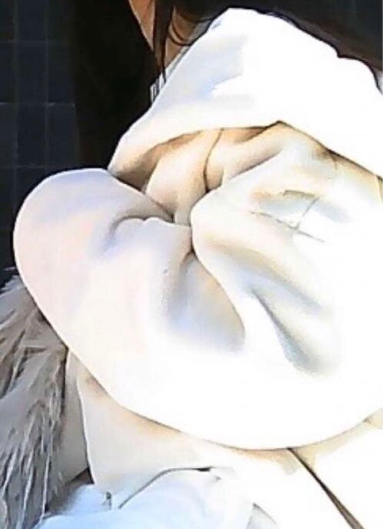 白*様 DICH HENDERSON ボア フード付きジャケット ホワイト