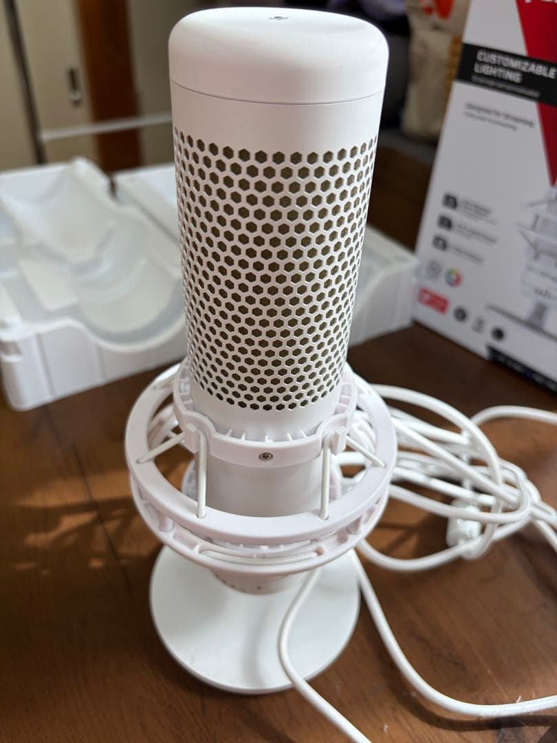 【やや訳あり】HyperX QuadCast S USBコンデンサーマイク