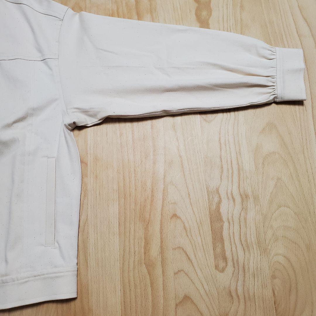 nanadecor デニムジャケット アイボリー オーガニックコットン 完売