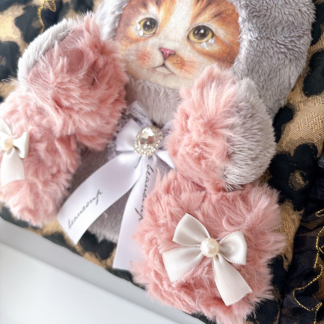 m*e様 コヤンイサムチョン　バック　艶感ブラウン　花柄　　トートバッグ