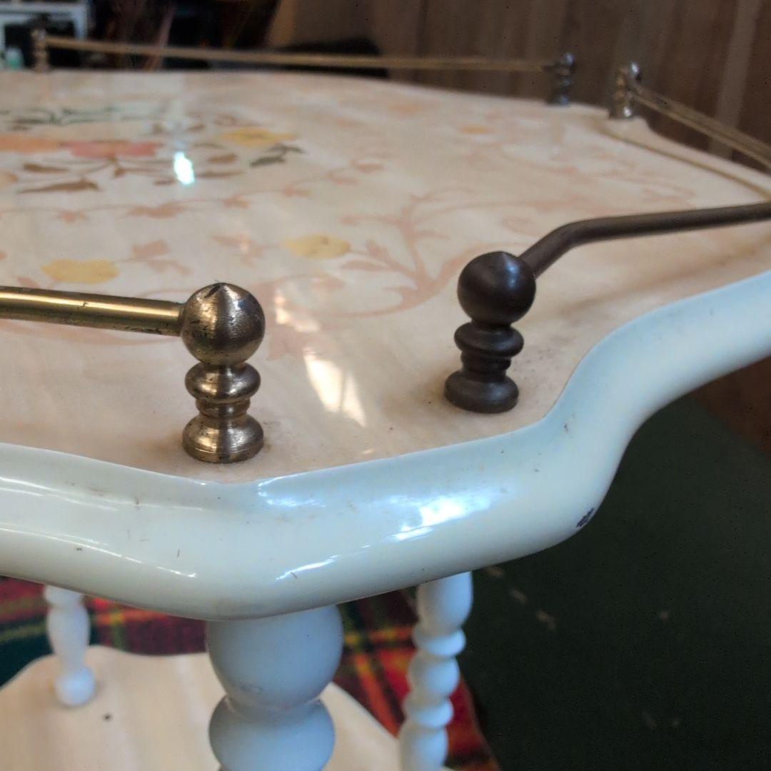 【訳あり】イタリア製 アンティーク ティーワゴン キッチンワゴン