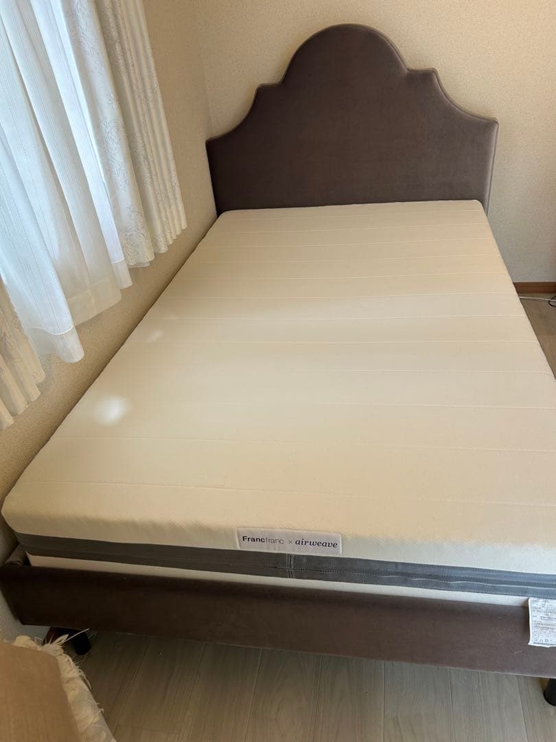 【r2lover】Francfrancセミダブルベッドフレームマットレス付