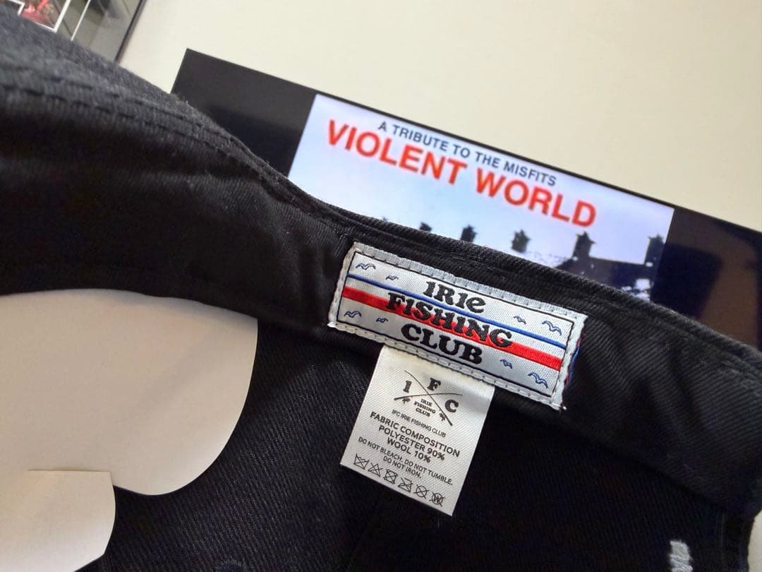 YAMASHITA × IRIE FISHING CLUB キャップ　ブラック