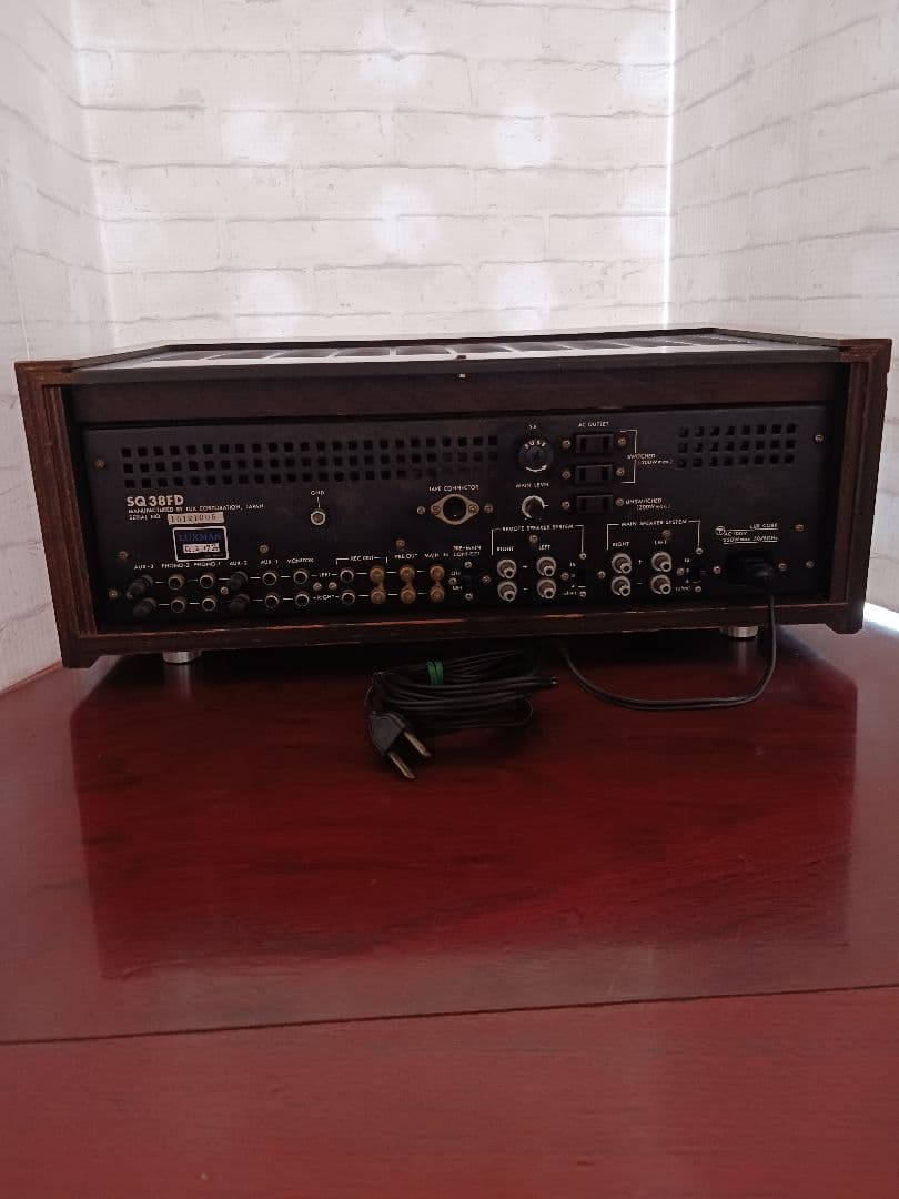 ラックスマン SQ38FD プリメインアンプ取扱説明書等付き