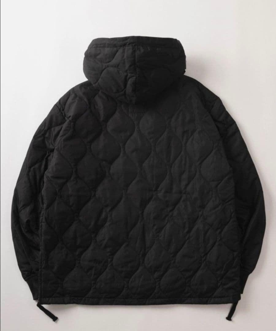 【TAION/タイオン】ミリタリー キルティング ダウンフーディープルオーバー