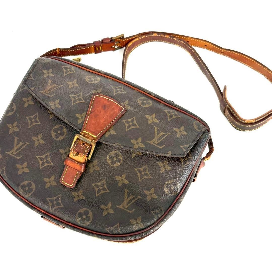 ルイヴィトン ジュヌフィーユGM ショルダーバッグ バッグ PVC レザー