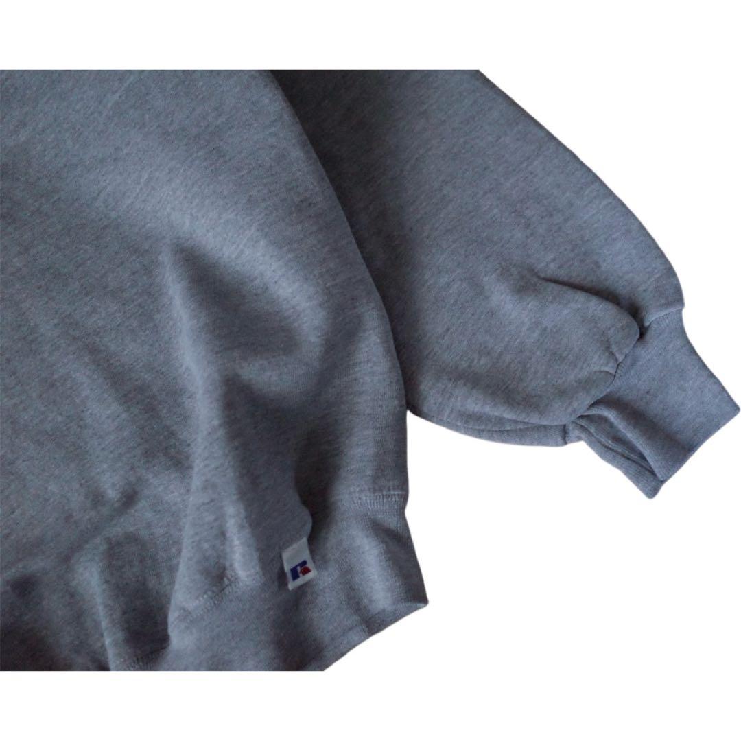 90s RUSSELL ATHLETIC SWEAT USA製 グレー 無地