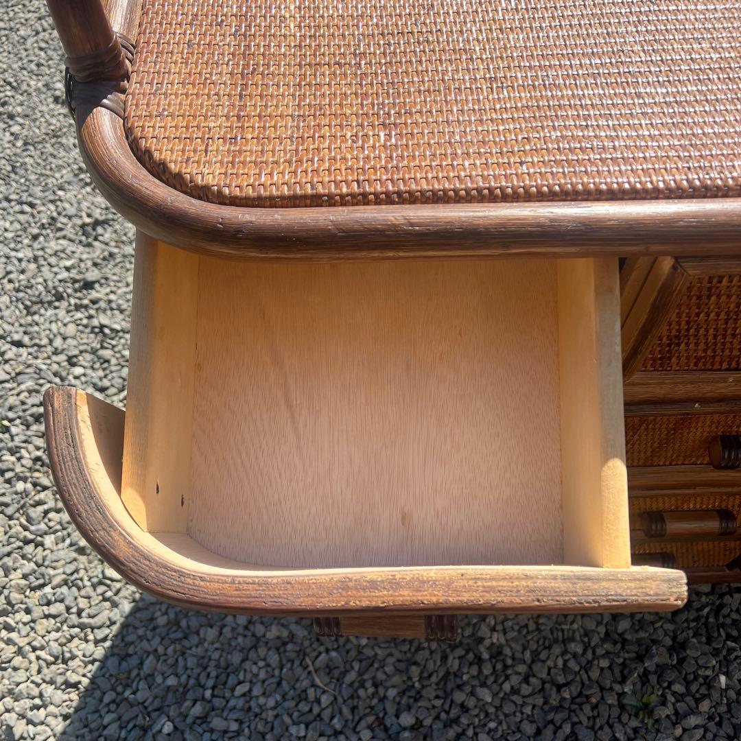 蝶子です。昭和レトロ エスニック アジアン 籐家具 ラタン 古民具 古道具