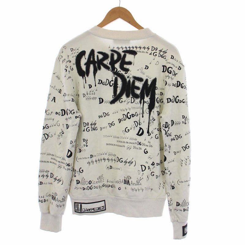 DOLCE&GABBANA希少グラフィティロゴスウェット46