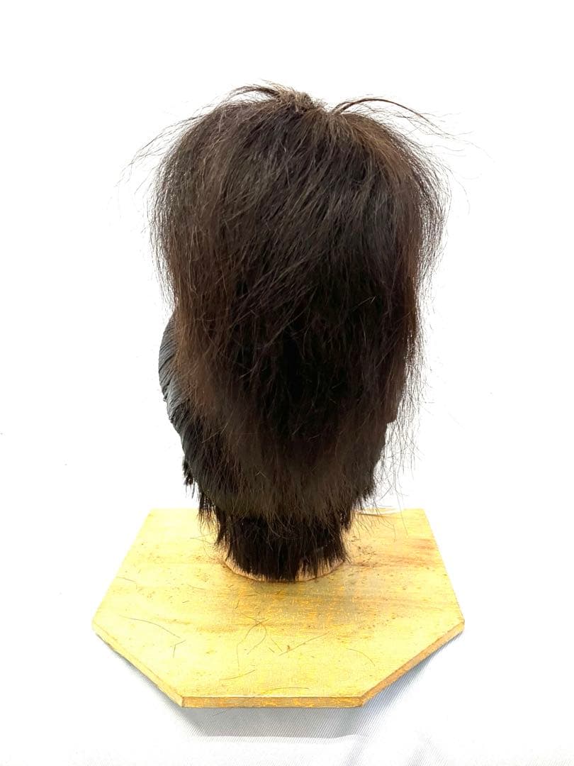 武蔵、信長、岡守かつら(網無しタイプ)大サイズ、中古舞踊かつら、大衆演劇かつら