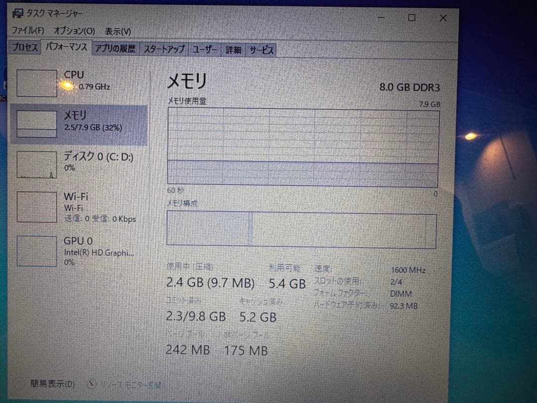 Intel Core i7 デスクトップPC 8GB RAM