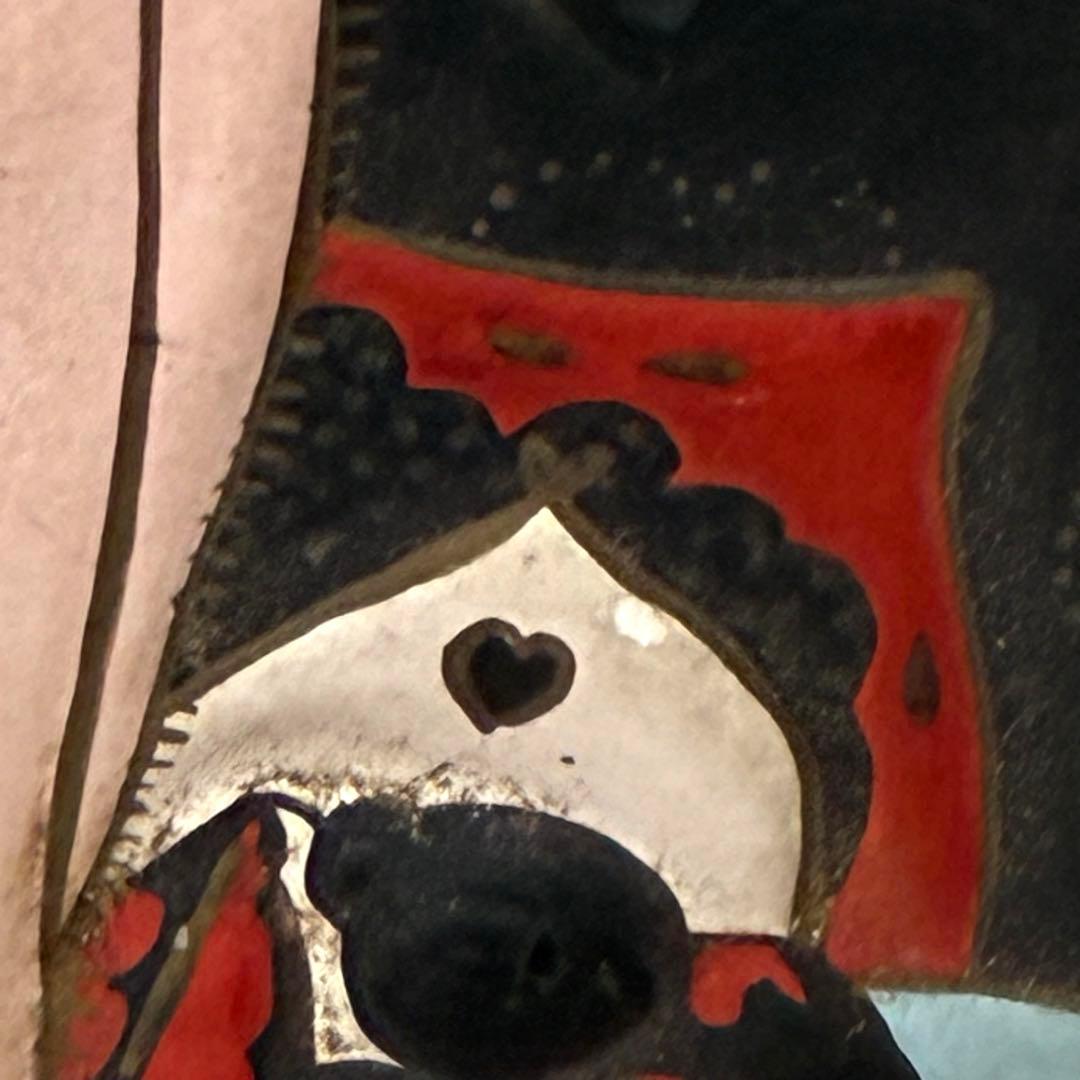 昭和レトロ　竹久夢二　壁掛け　ハート　ハートマーク　戦前