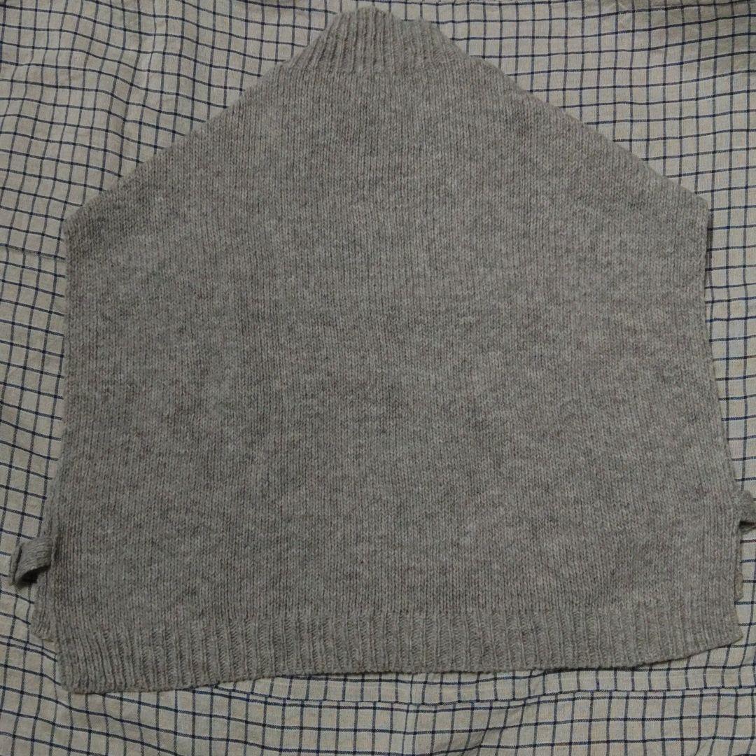 utilité ハイネックニットベスト　グレージュ