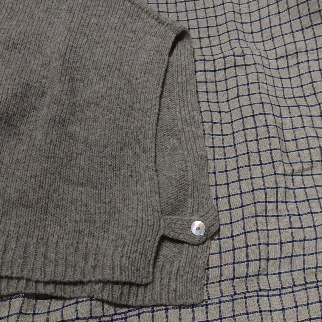 utilité ハイネックニットベスト　グレージュ