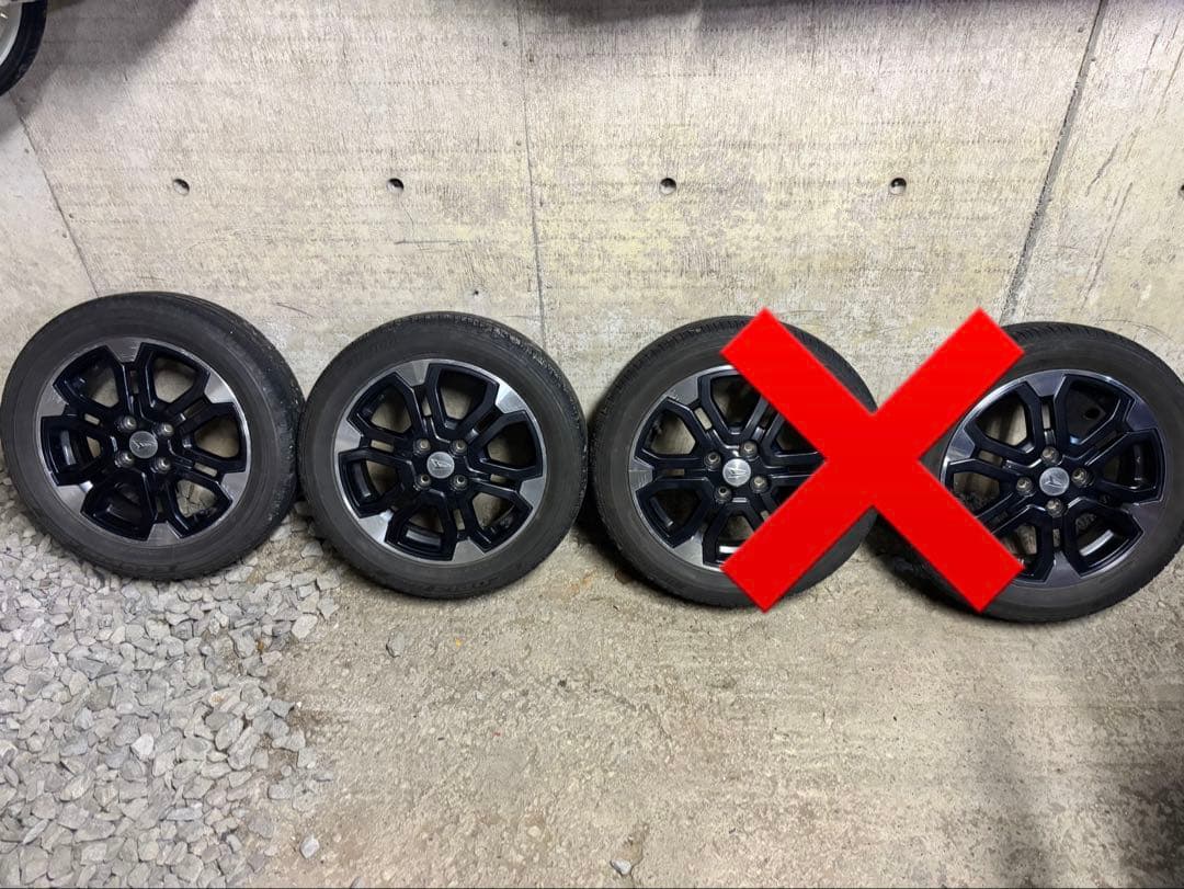 ② 送料込みにしました！　ダイハツ純正アルミホイール　　15インチ　2本のみ