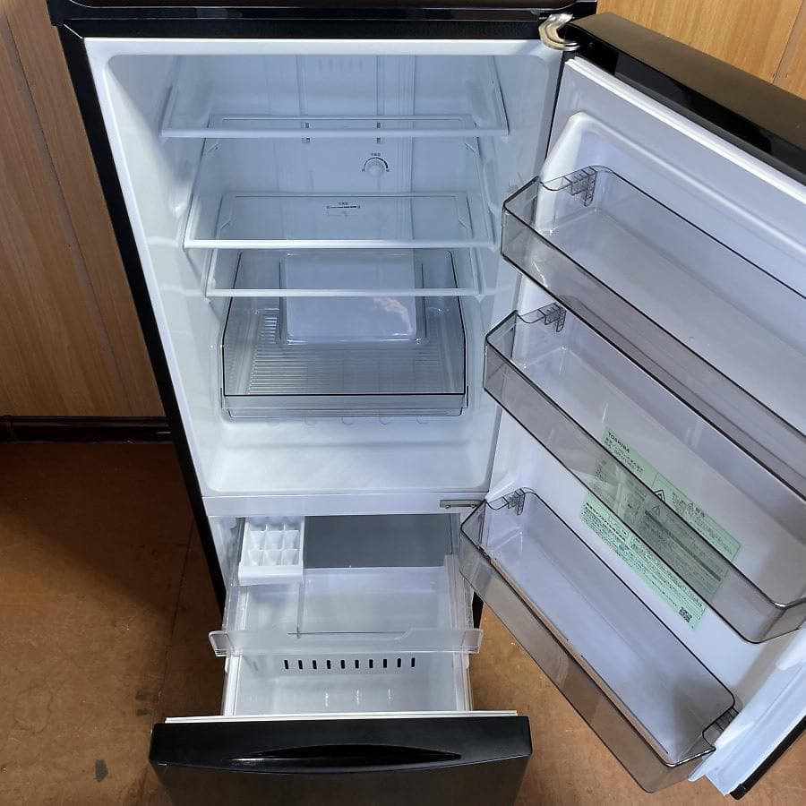 2023年製■東芝 153L 冷蔵庫 GR-U15BS-K ブラック