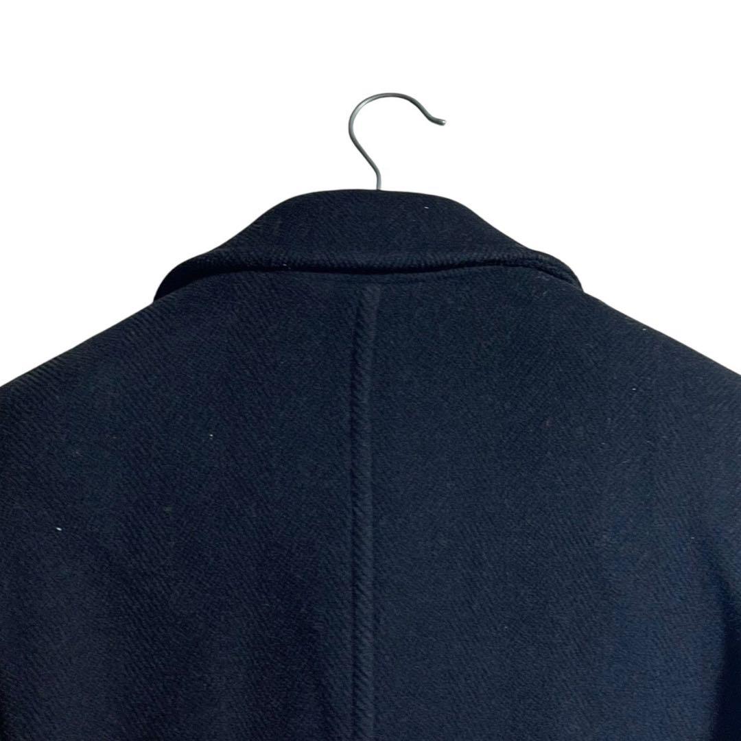 美品 超希少 ムーアブルック ヘリンボーン メンズ キルティング ピーコート