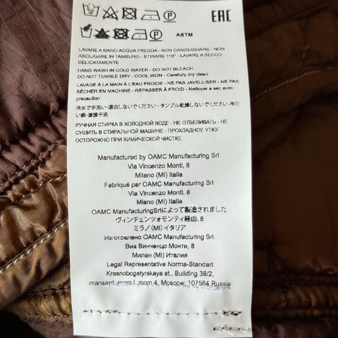 【最終値下げ】OAMC RE:WORK M65 liner vest 2022