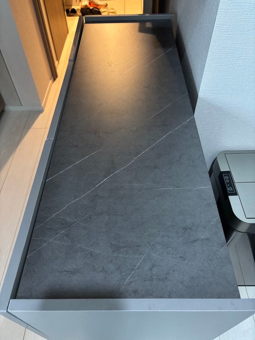 【幅100cm】Anq キャビネット　グレー