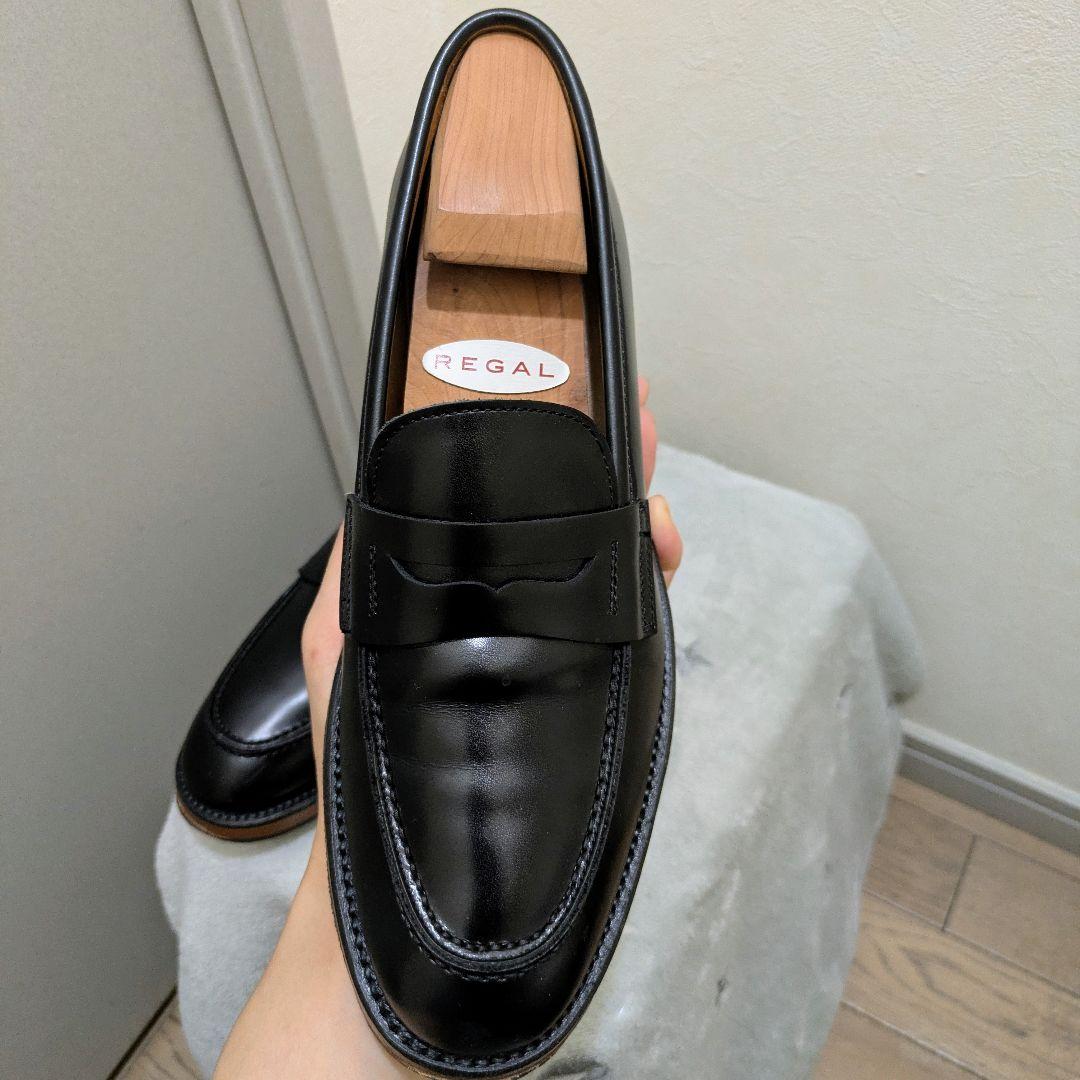 REGAL F04F 革底ドレスローファー ブラック