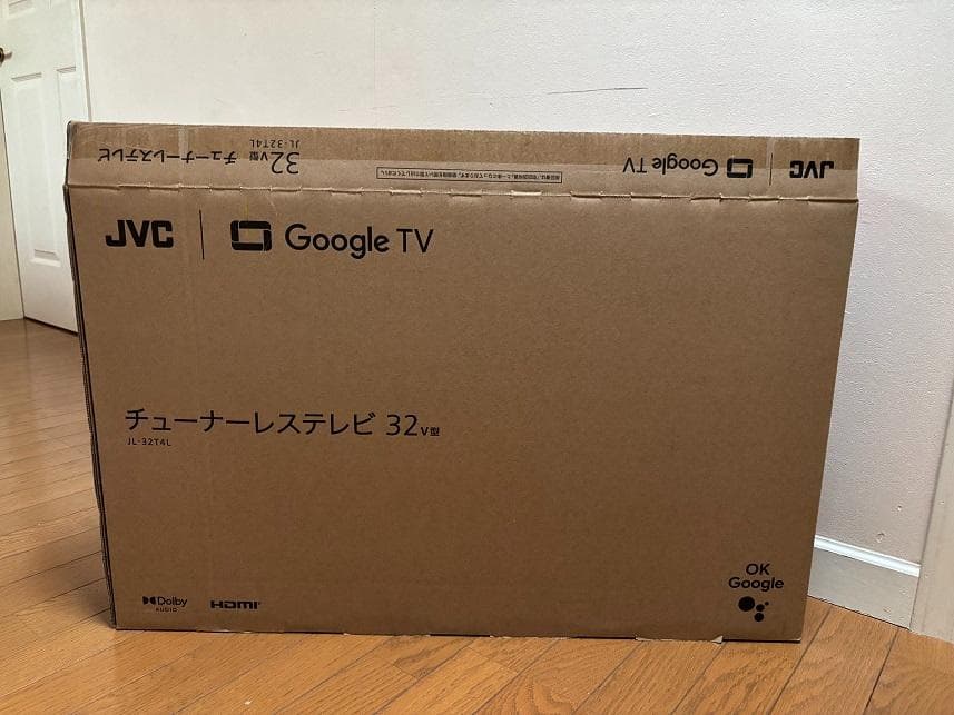 JVC Google TV チューナーレステレビ 32V型