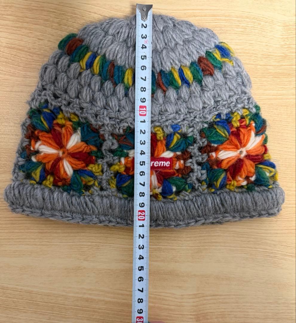 supreme Crochet Beanie グレー