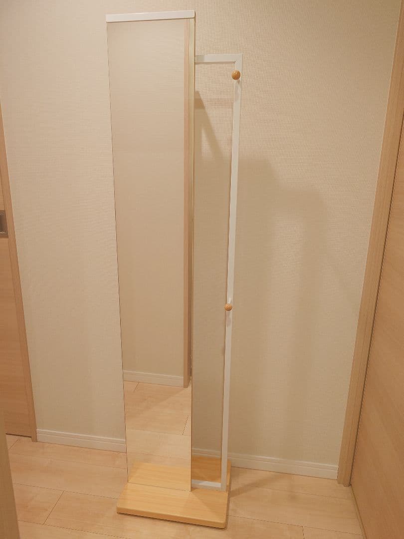 スタンドミラー フック付き 160cm