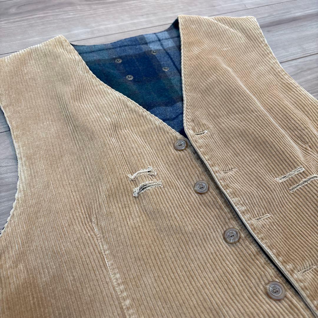 D&G チェック柄 ベスト