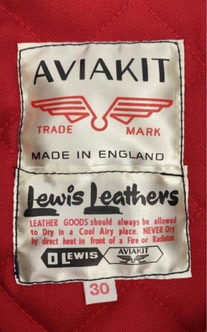 ルイスレザー ドミネーター　レディース　シープスキン　30