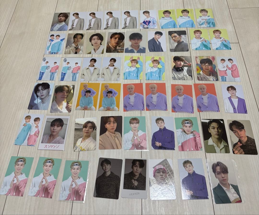 seventeen トレカ ポストカードなど　 まとめ売り バラ売り可