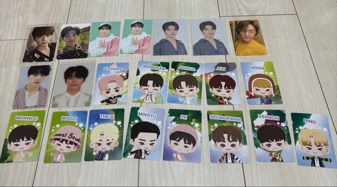 seventeen トレカ ポストカードなど　 まとめ売り バラ売り可