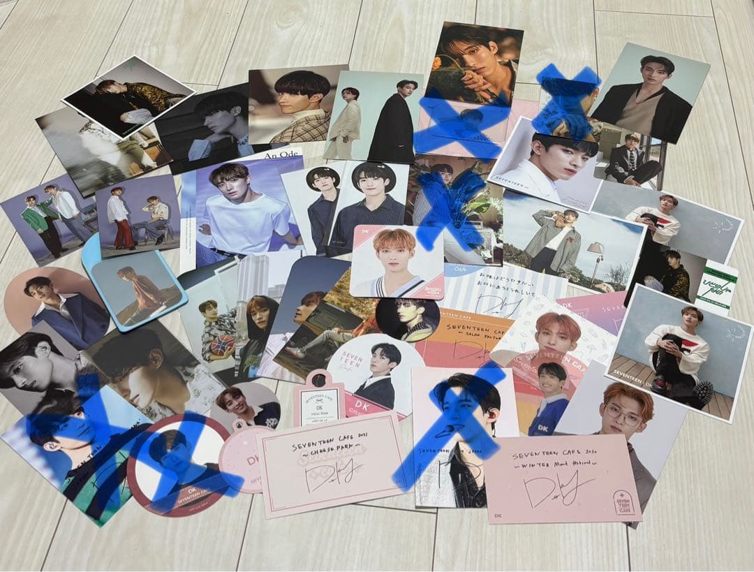seventeen トレカ ポストカードなど　 まとめ売り バラ売り可