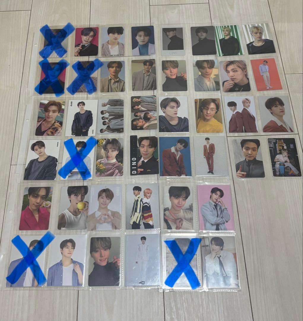 seventeen トレカ ポストカードなど　 まとめ売り バラ売り可