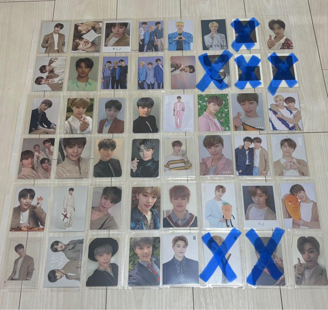 seventeen トレカ ポストカードなど　 まとめ売り バラ売り可