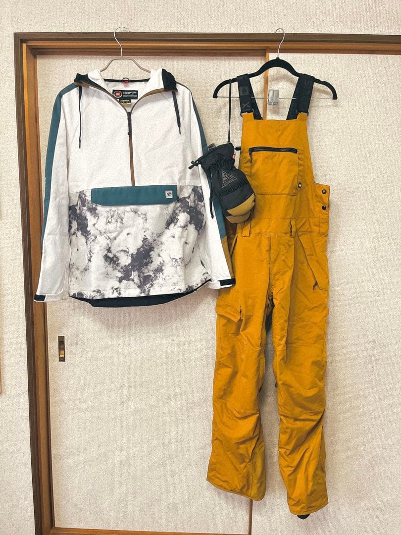 686 スノーボードウェア セット ビブ グローブ