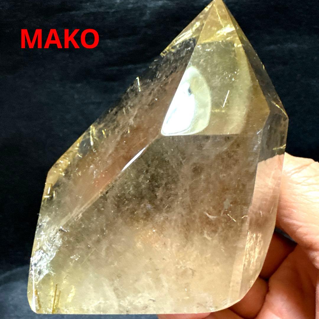 M1883☆ルチルクォーツ原石363g☆天然石　原石☆N20726-A