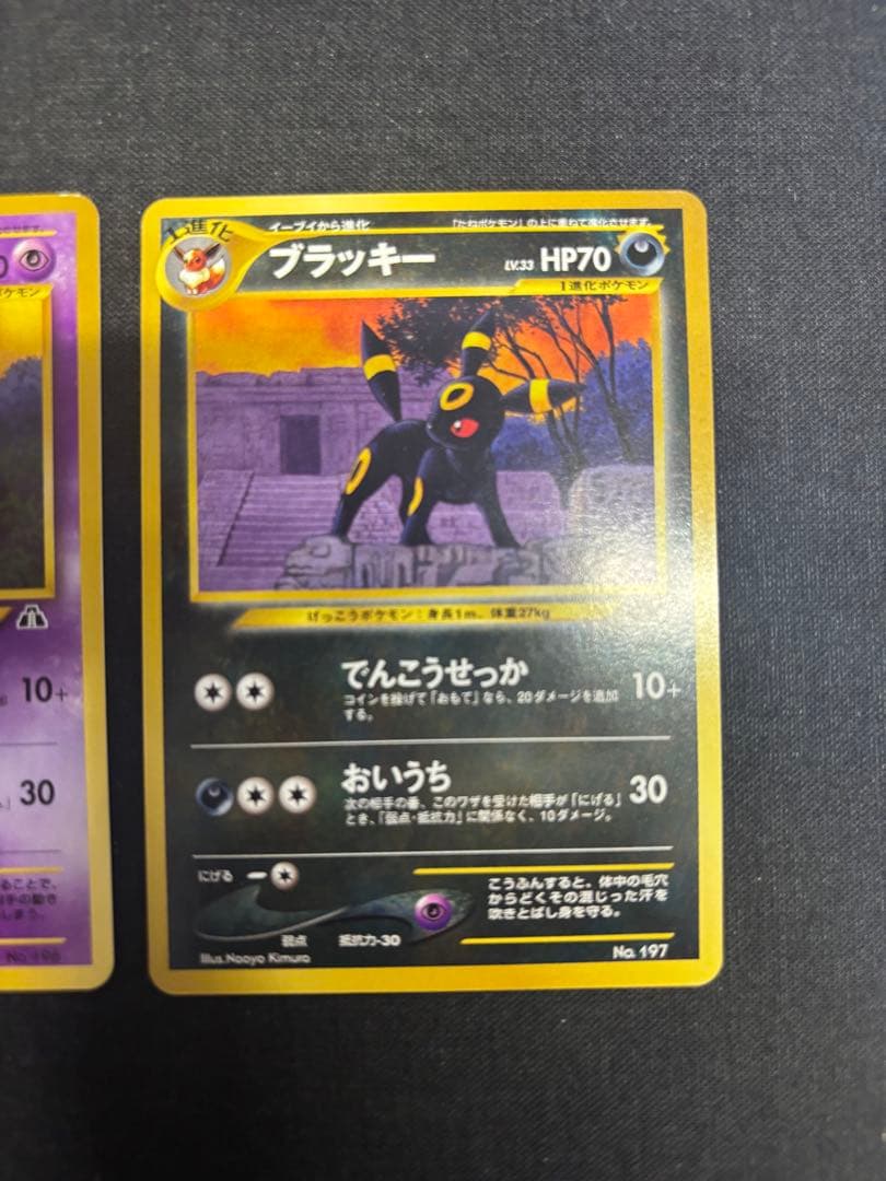 ポケモンカード エーフィ　ブラッキー　旧裏　プレミアムファイル2