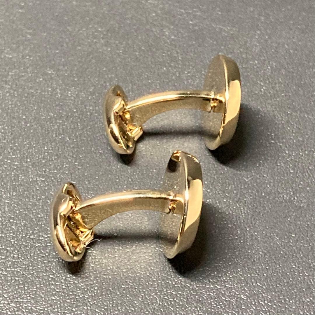 ダンヒル　dunhill カフリンクス　ゴールド　ADロゴ　刻印　サークル