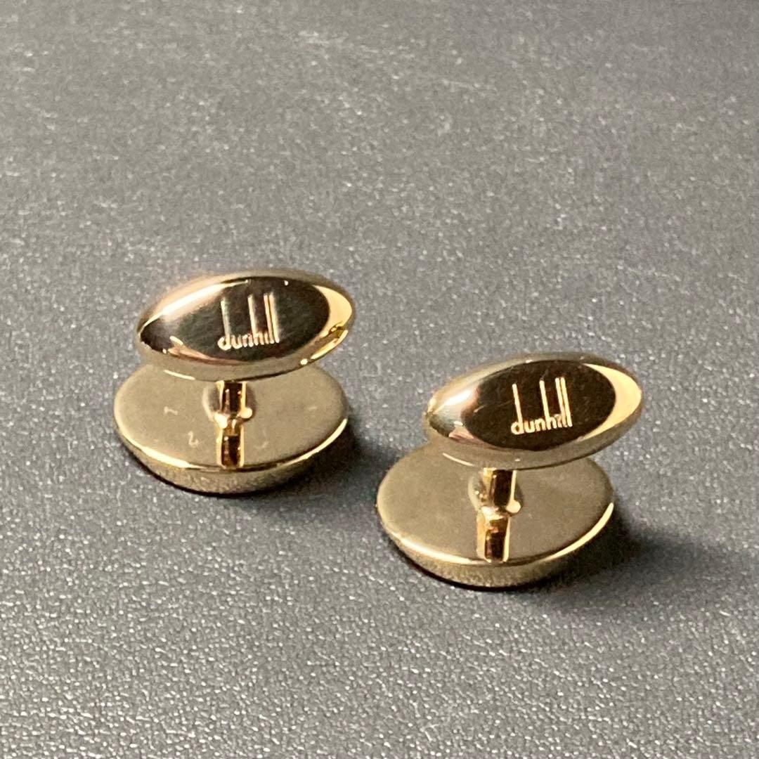ダンヒル　dunhill カフリンクス　ゴールド　ADロゴ　刻印　サークル