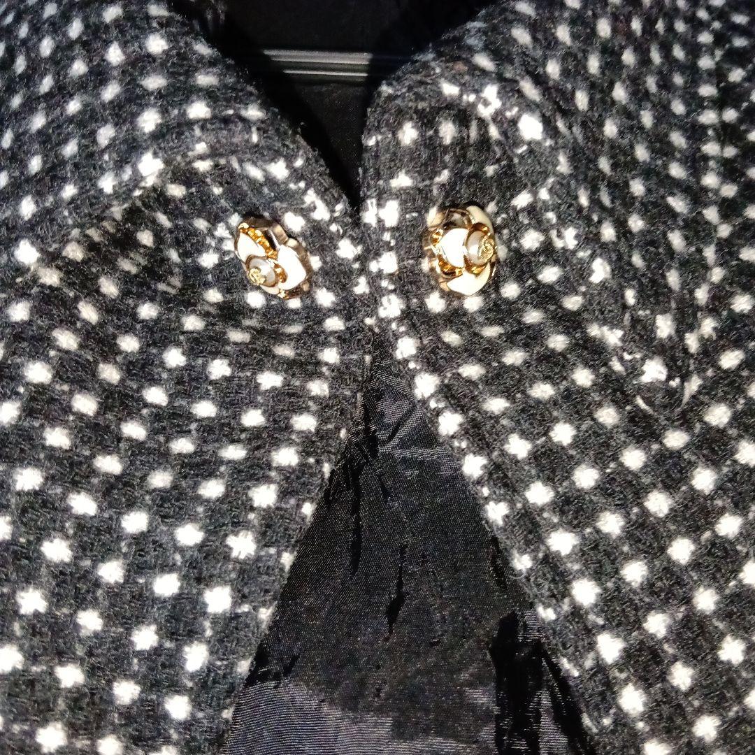 お値下げ!!CHANEL ツイード ジャケット ブラック×ホワイト