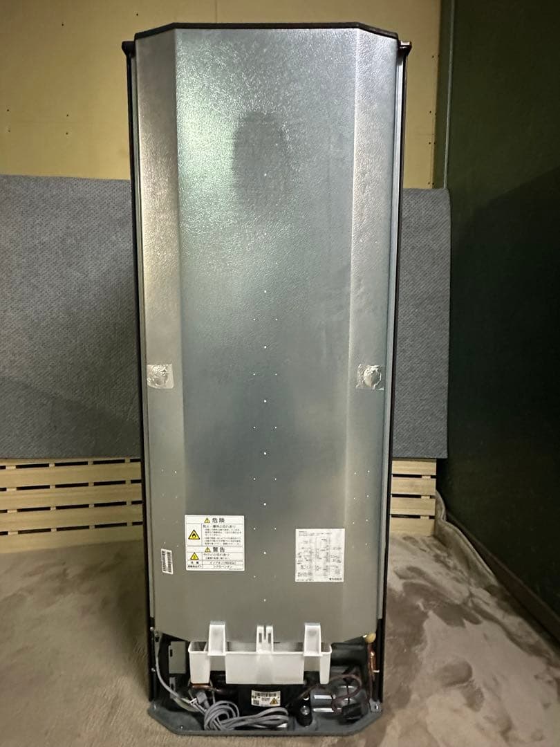 ブラック 2ドア 冷蔵庫 上下二段式