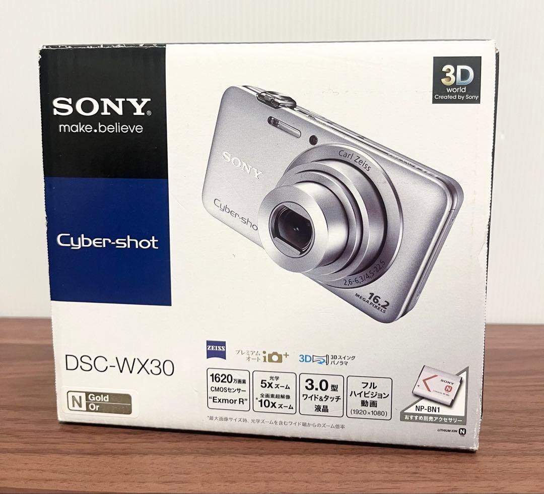 ★SONY Cyber-shot DSC-WX30 シルバー デジカメ