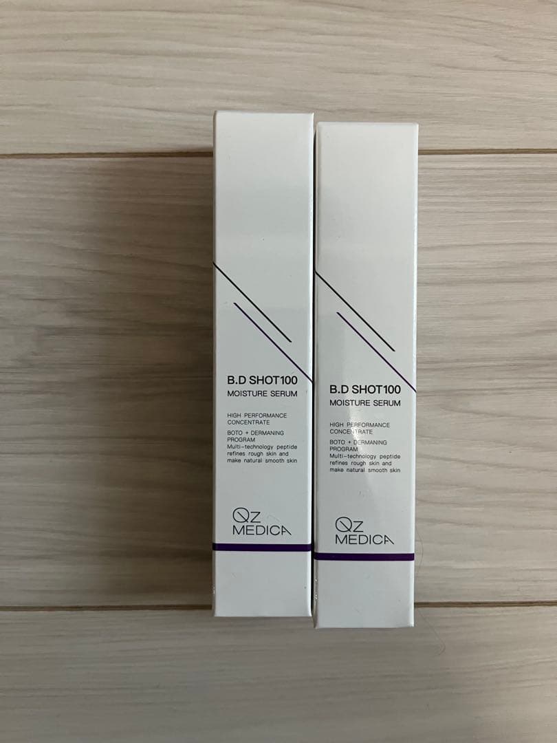 QZ MEDICA B.D SHOT 100 MOISTURE SERUM 2本