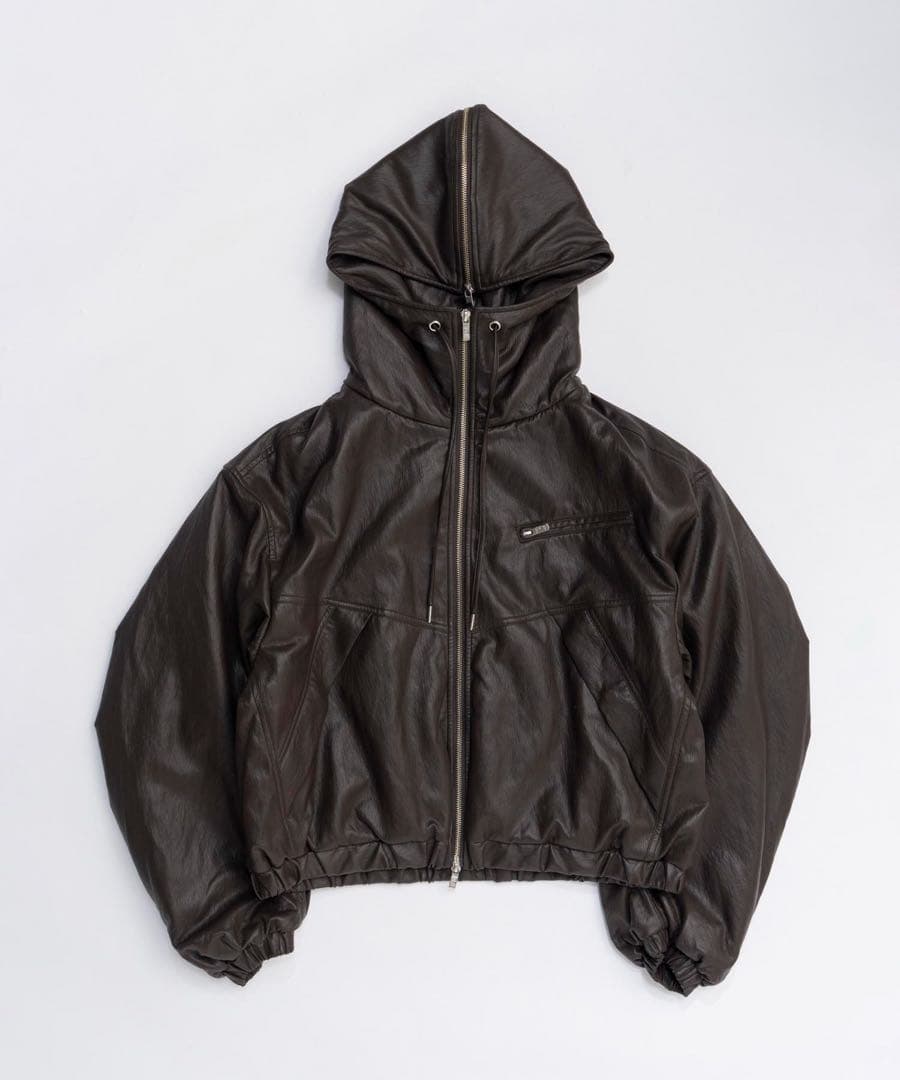 PRANK PROJECT フェイクレザーパテッドトラックジャケット