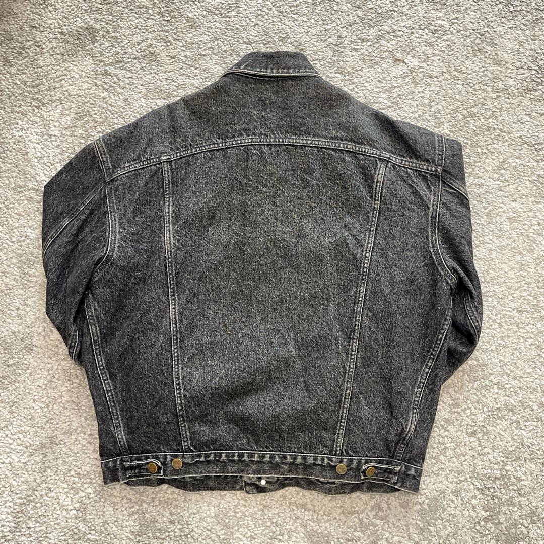 【希少】Lee デニムジャケット101-J 90s 先染めブラック