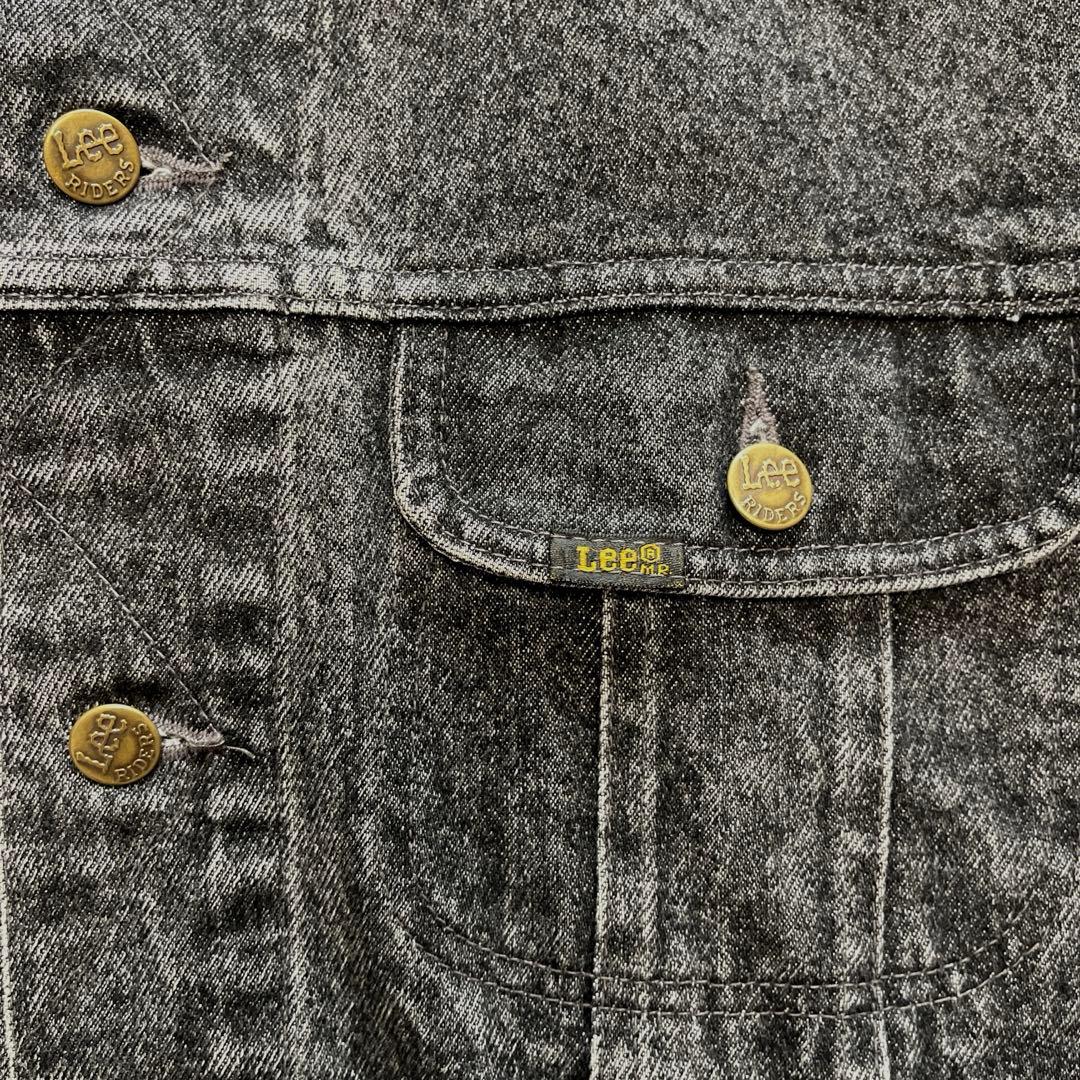 【希少】Lee デニムジャケット101-J 90s 先染めブラック