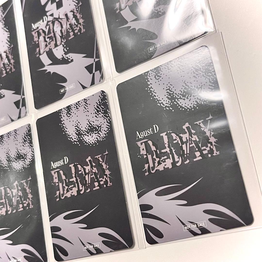 BTS SUGA AgustD D-DAY 日本 ラキドロ トレカ フルコンプ